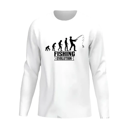 Fishing Evolution Men Long Sleeve Shirt