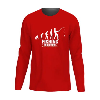 Fishing Evolution Men Long Sleeve Shirt