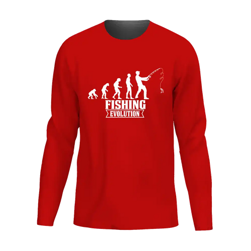 Fishing Evolution Men Long Sleeve Shirt
